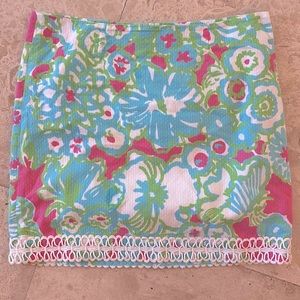 Lilly Pulitzer Skirt with white trim